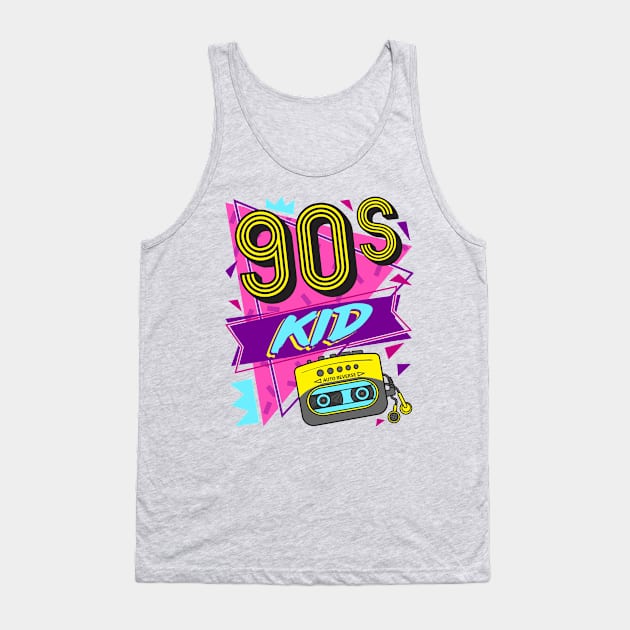 90s Shirt - 90s Kid Tank Top by redbarron